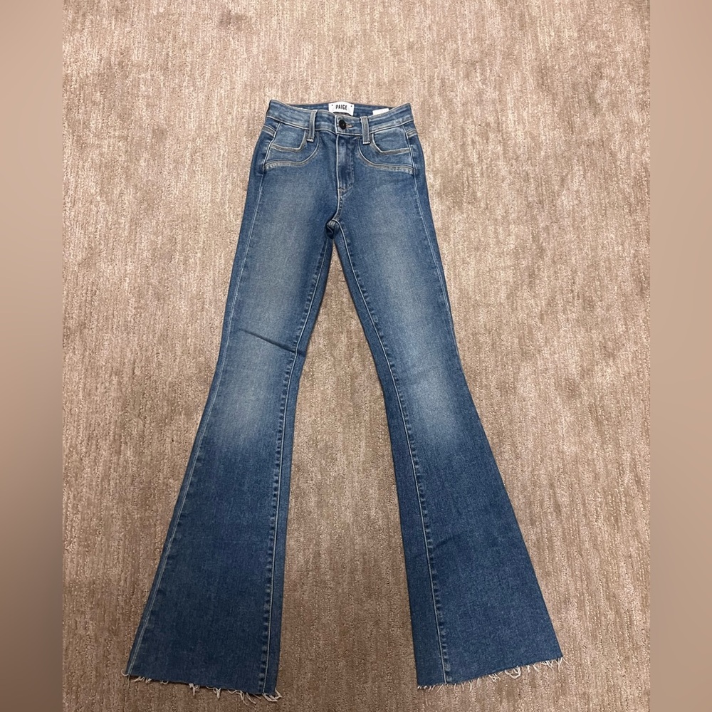 PAIGE DENIM HIGH RISE BELL CANYON SIZE 23